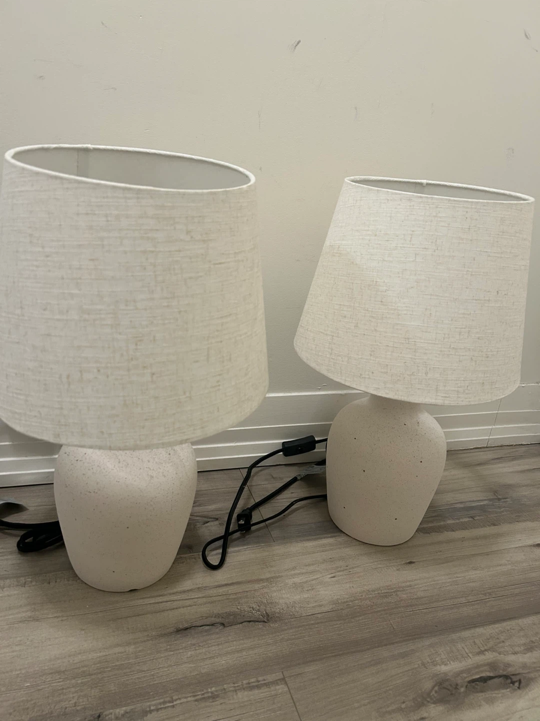 IKEA Blidväder Table Lamp, Off-White Ceramic/Beige - photo 2
