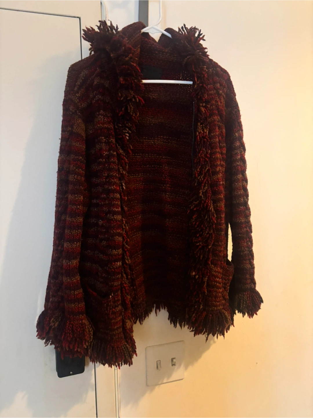 Hand Knit  whool design sweater