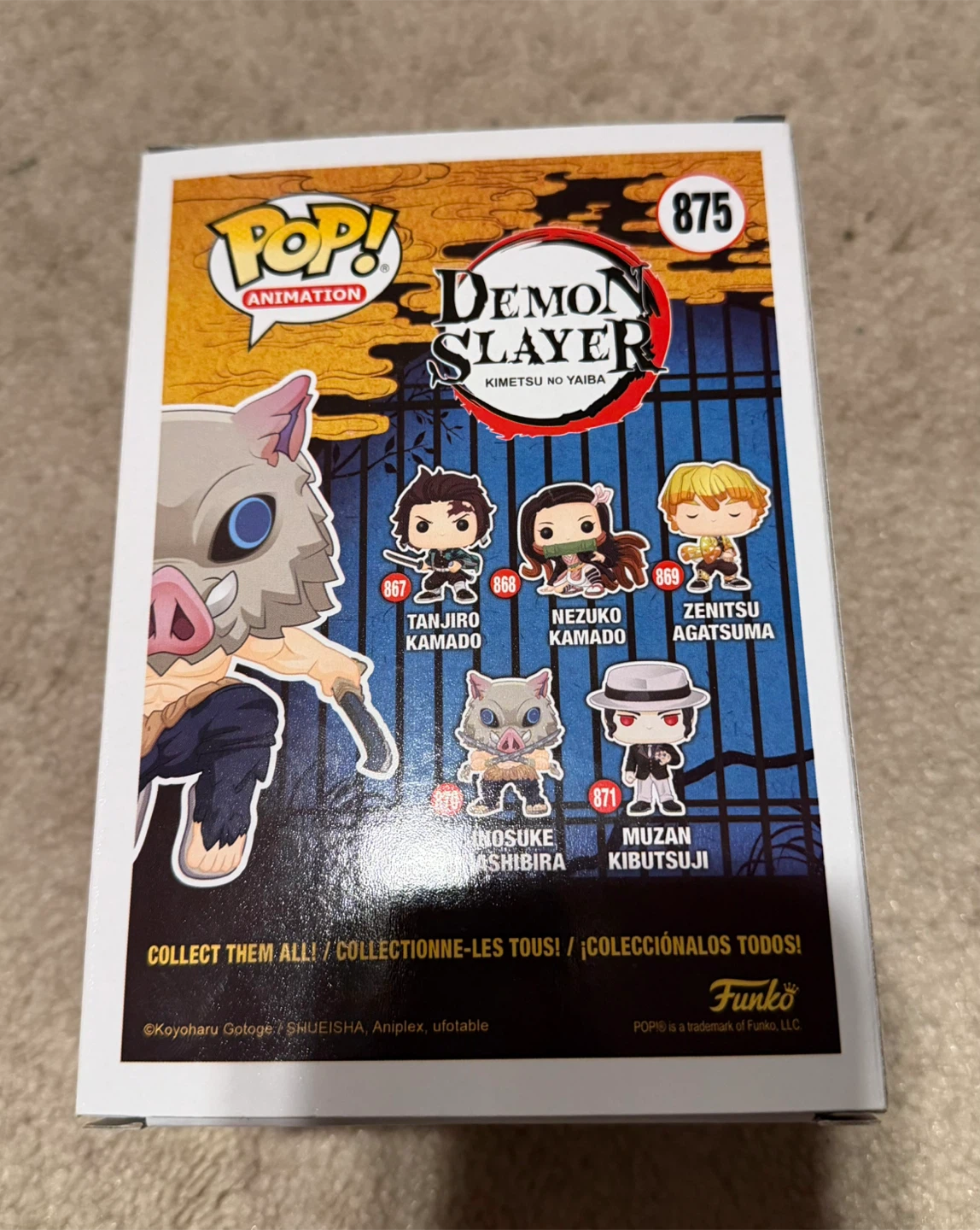 Funko Pop! Animation Demon Slayer Inosuke Hashibira #875 - photo 2