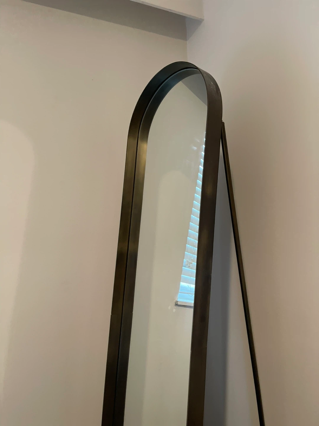 Brass Britton Floor Mirror - Urban Barn