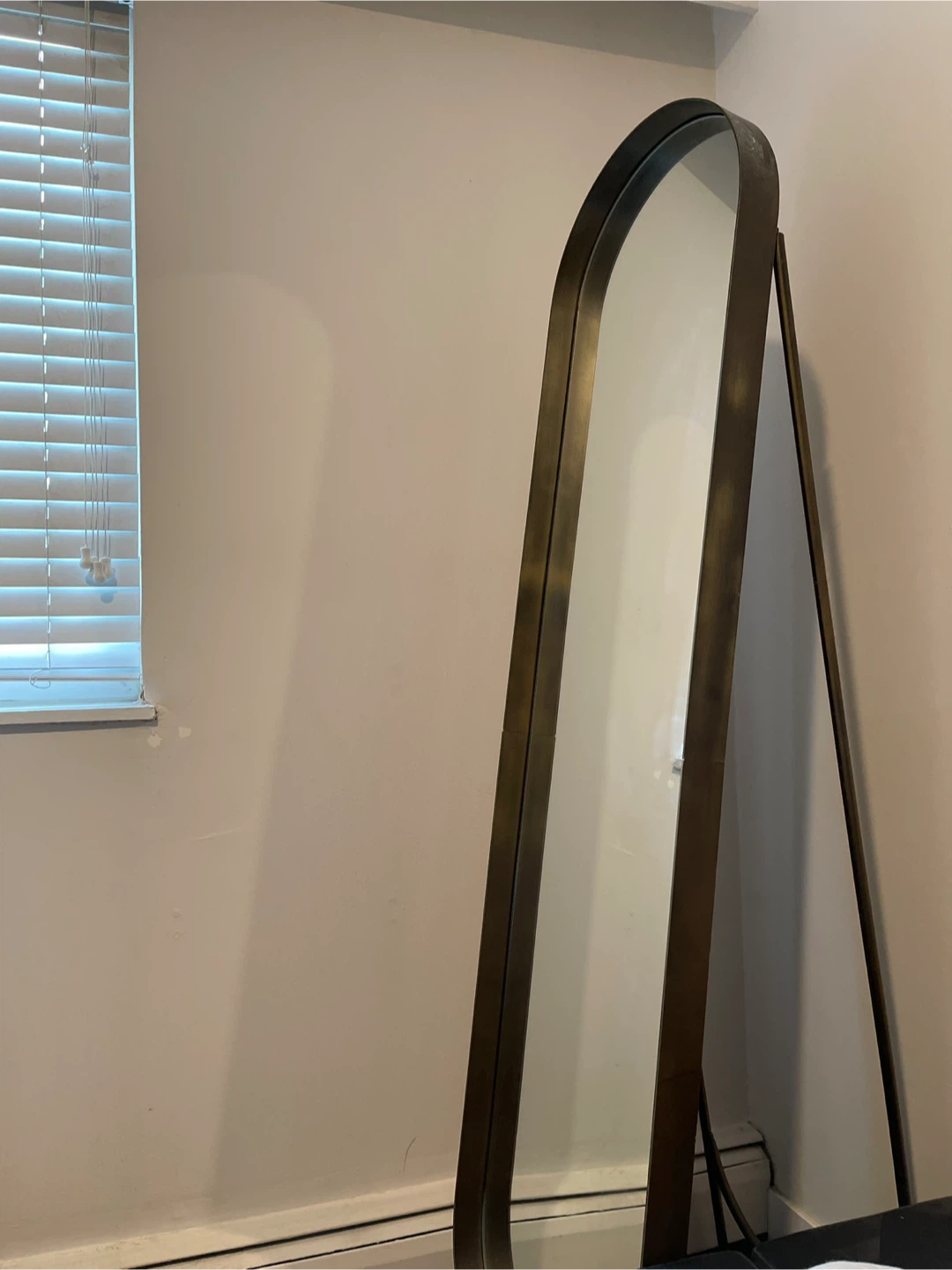 Brass Britton Floor Mirror - Urban Barn - photo 2