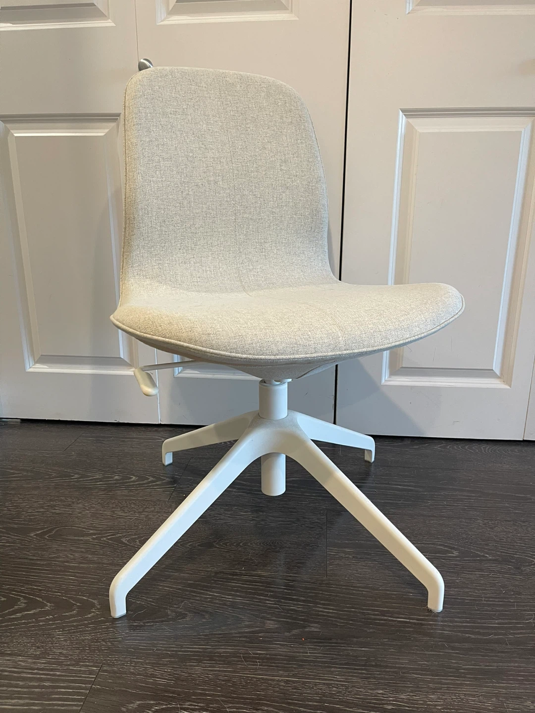 Beige Swivel Desk Chair
