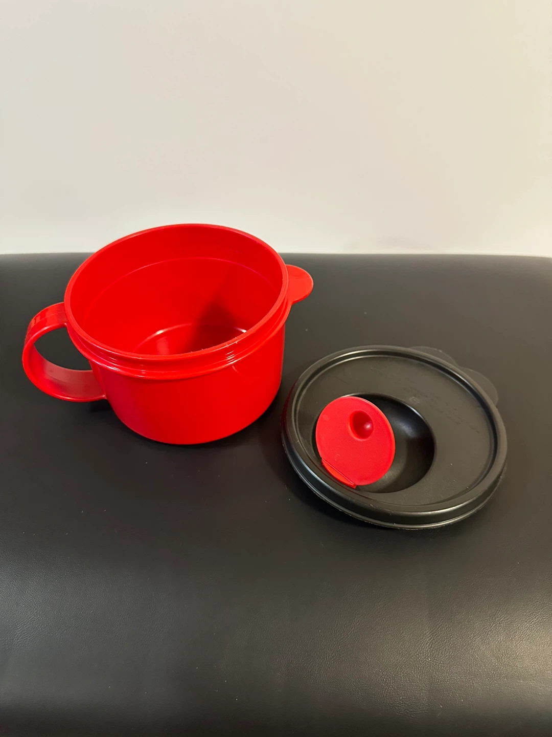 Tupperware Microwave Soup Mug - Red - photo 3