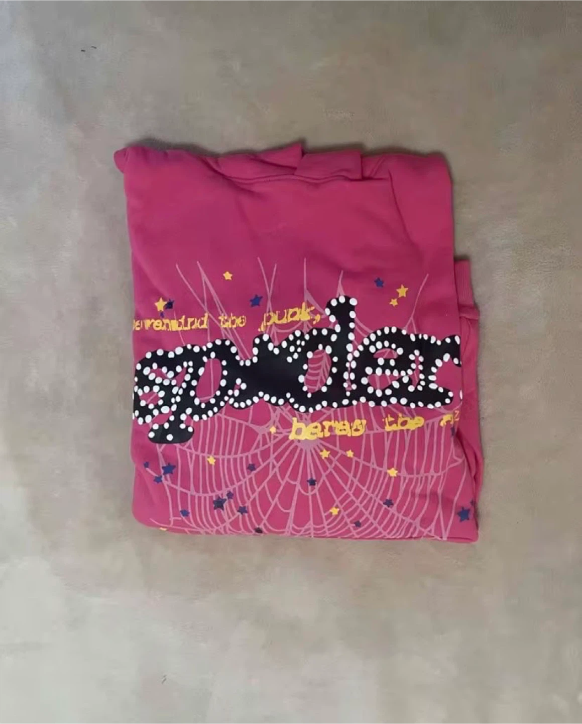 Sp5der Hoodie Pink/Black Size L - photo 3