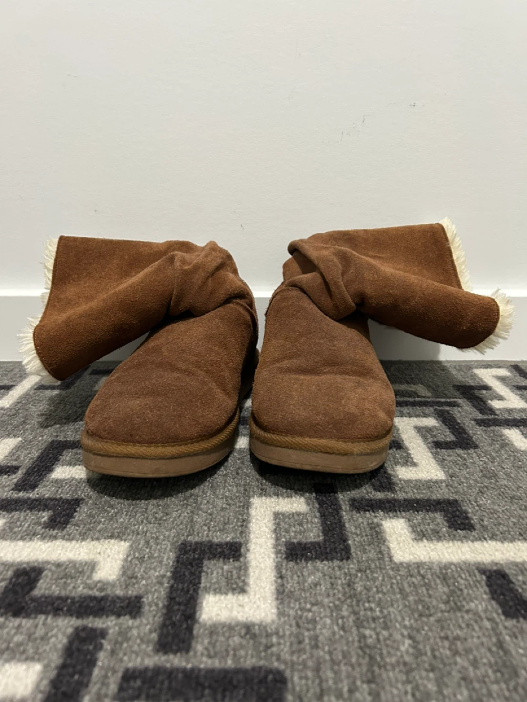 Firefly Brown Suede Boots - Size 8 - photo 3