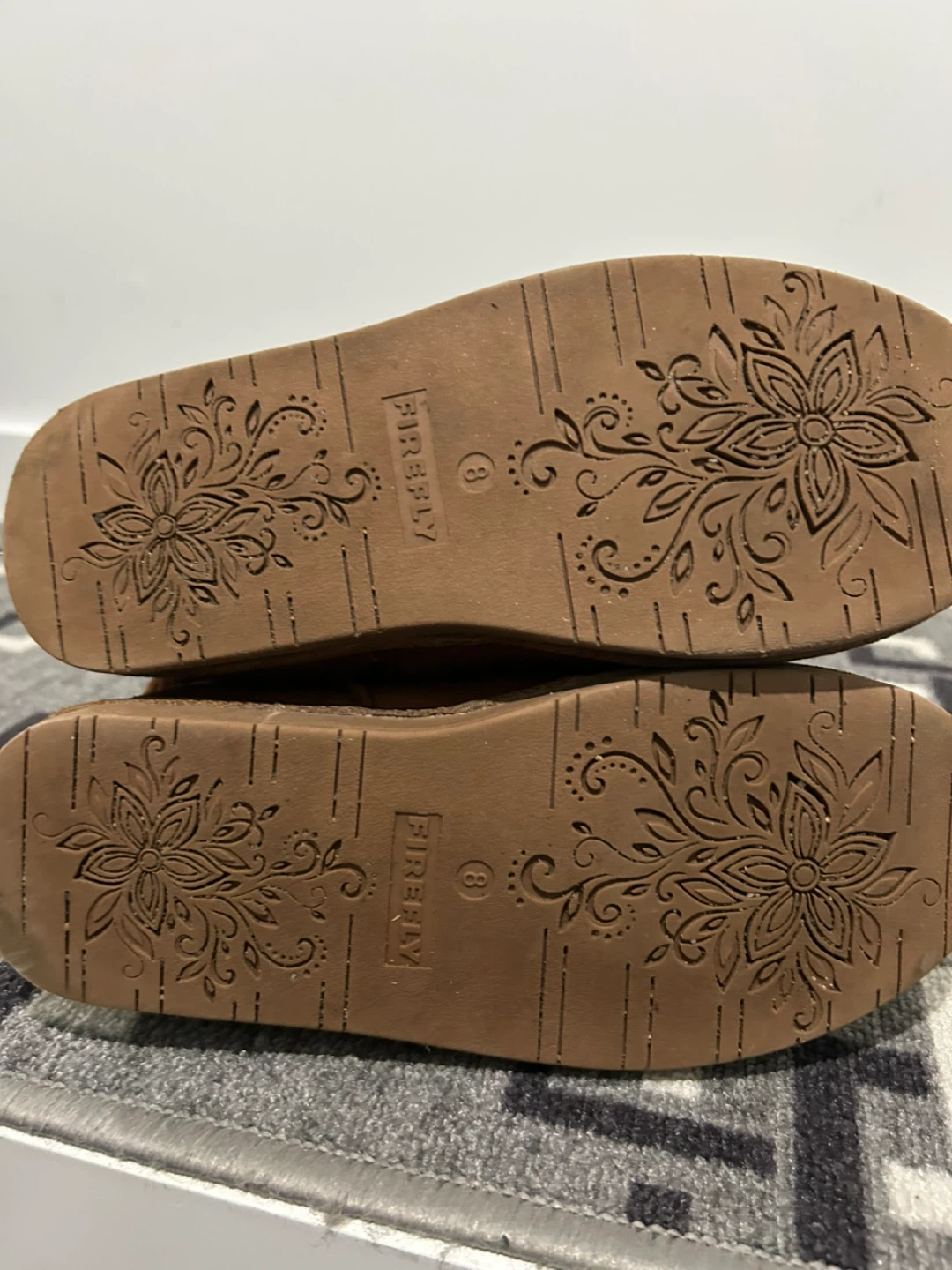 Firefly Brown Suede Boots - Size 8 - photo 2