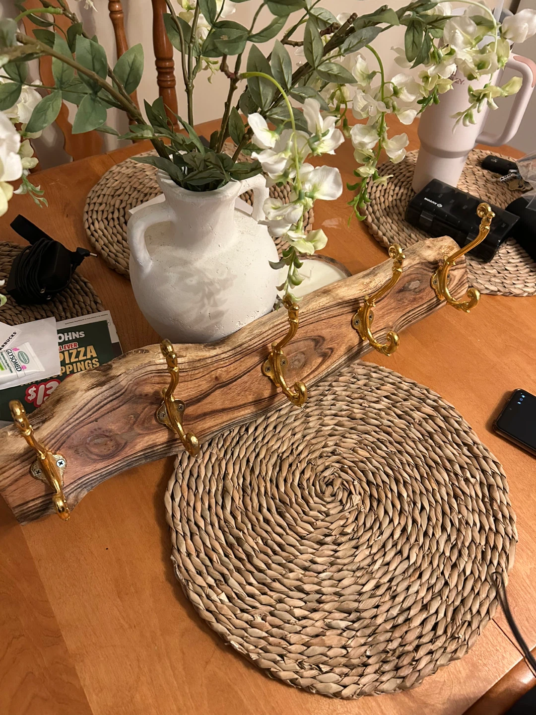 HomeSense Wooden wall coahook