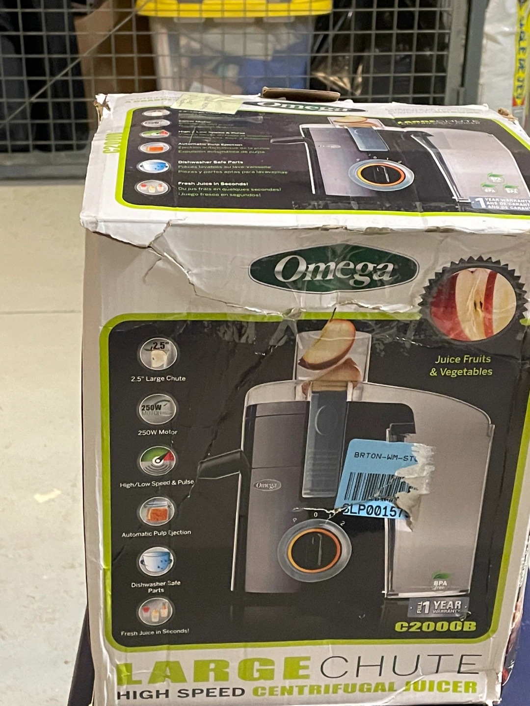 Omega Large Chute C2000B Centrifugal Juicer