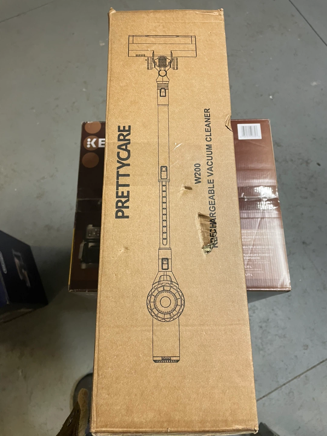 New Prettycare W200 Rechargeable Vacuum Cleaner