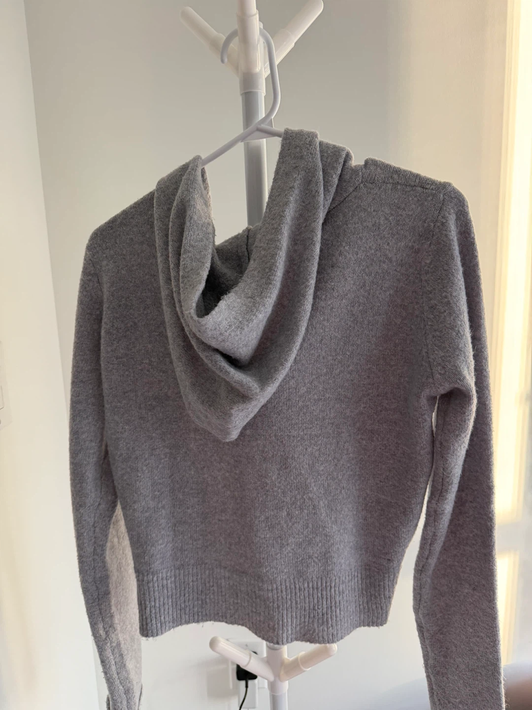 Forever 21 Grey Knit Cardigan - Size M - photo 2