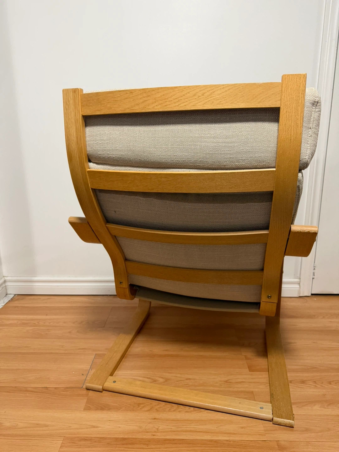 IKEA Poang Chair with Ottoman - photo 2