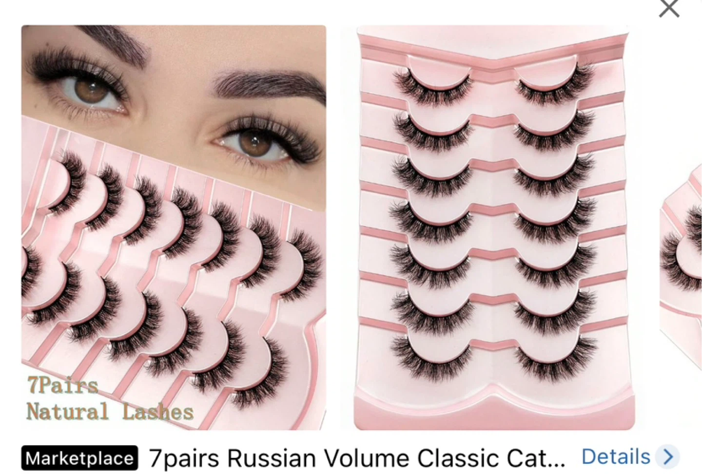7 Pairs Russian Volume Classic Cat Lashes