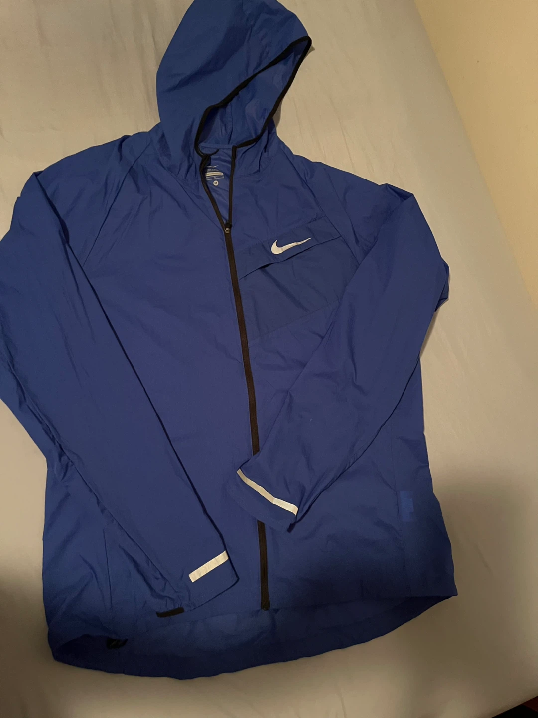 Nike Running Jacket Blue Size Medium
