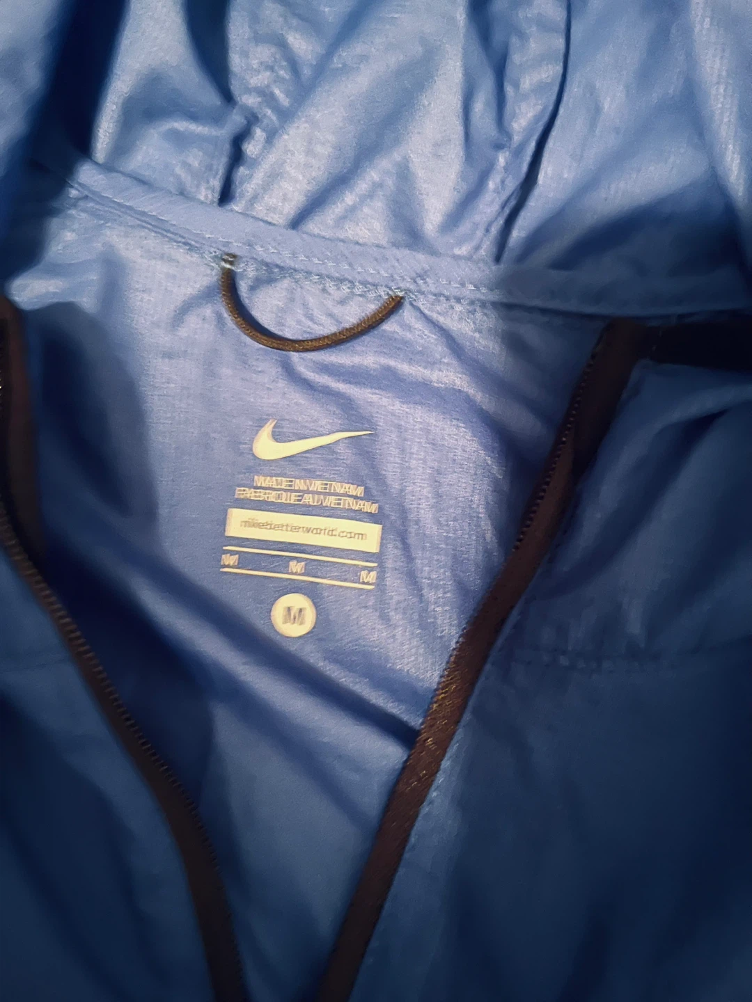 Nike Running Jacket Blue Size Medium - photo 4