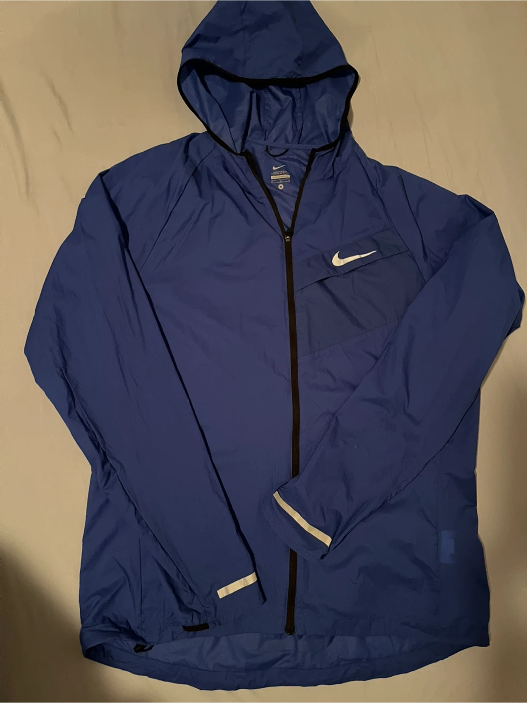 Nike Running Jacket Blue Size Medium - photo 2