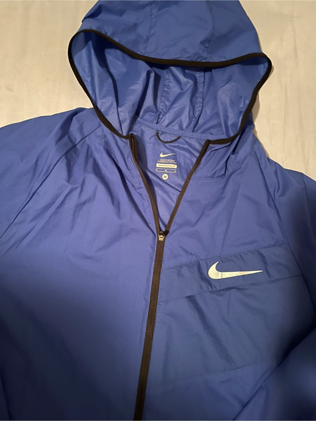 Nike Running Jacket Blue Size Medium - photo 3