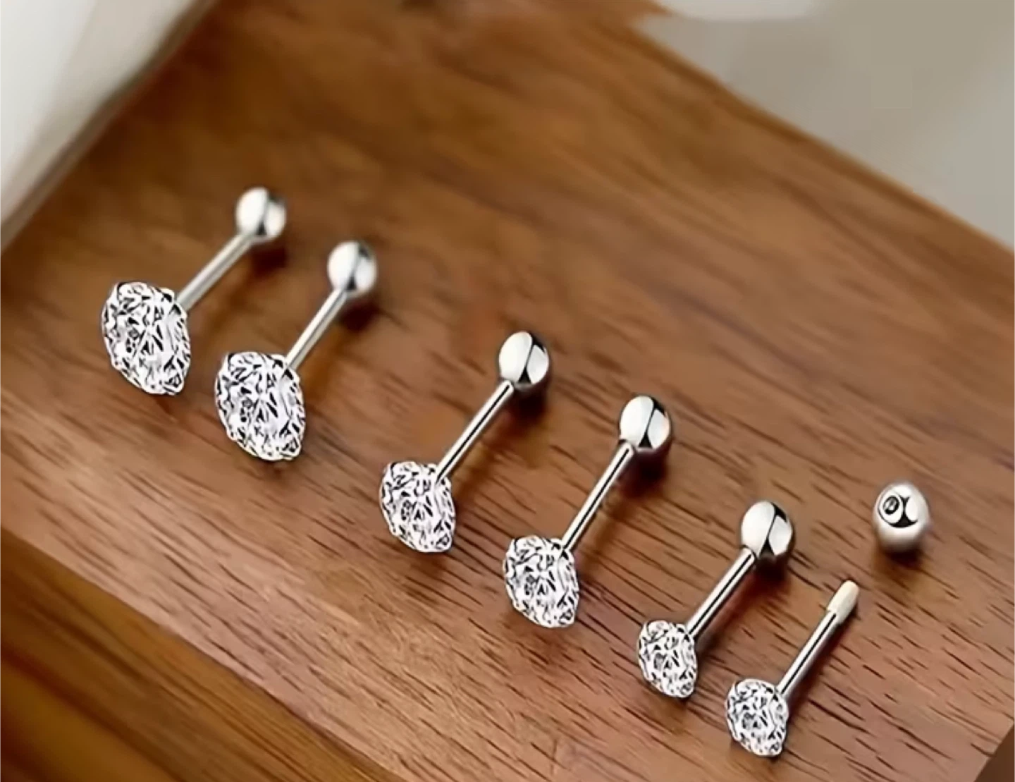 Altogether $18 Silver Stud Earrings