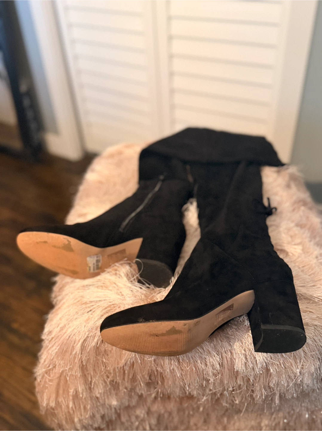 Aldo  Black Over-the-Knee Boots - photo 2