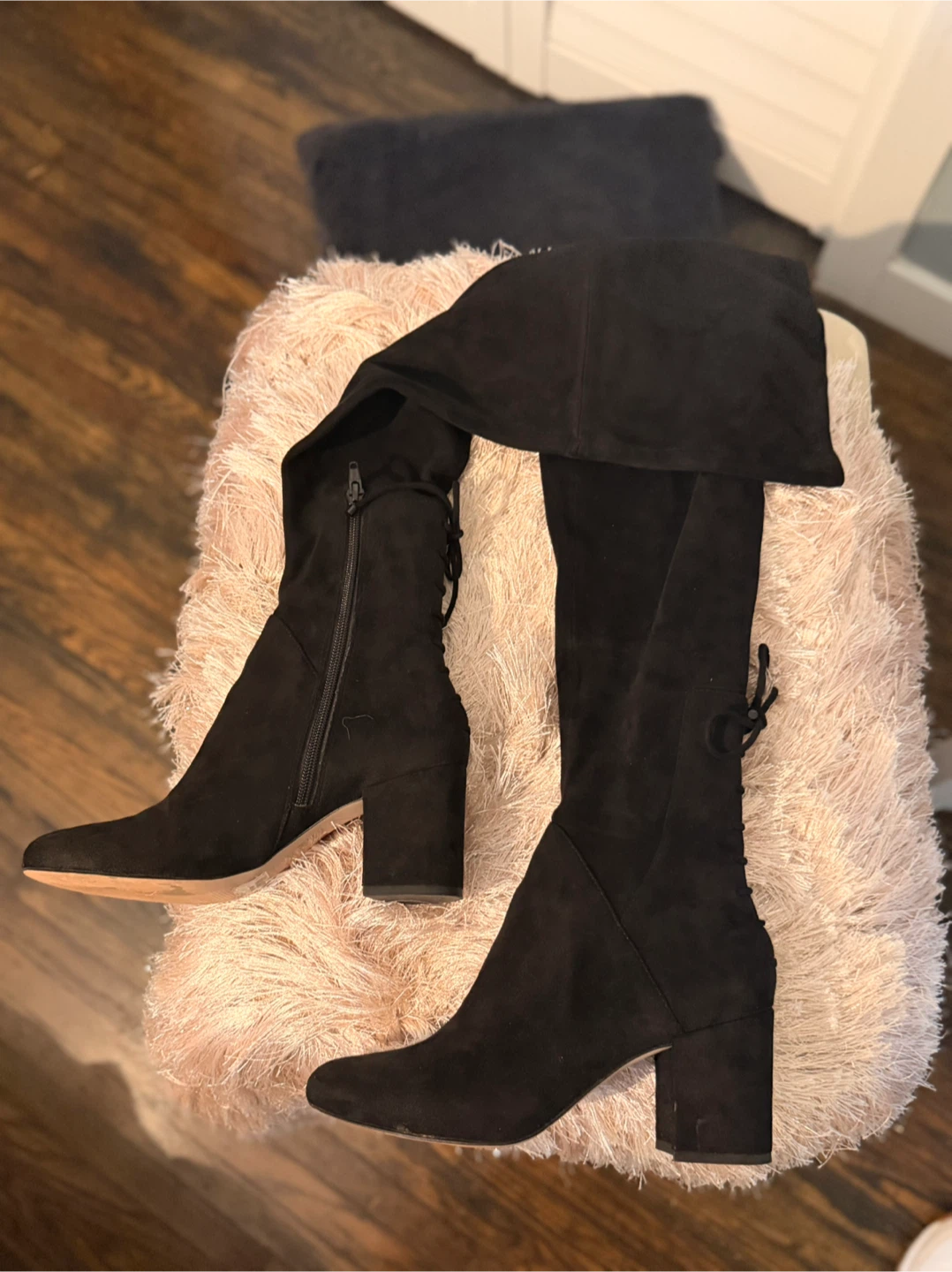 Aldo  Black Over-the-Knee Boots - photo 5