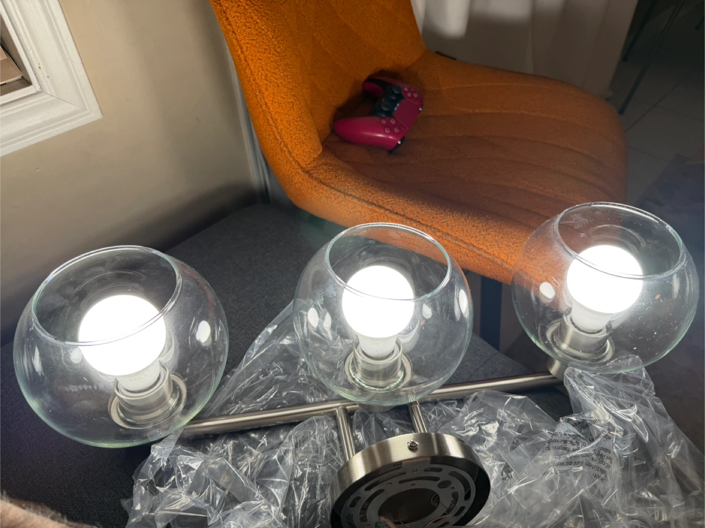 3-Light Bathroom Vanity Light Fixture - photo 3