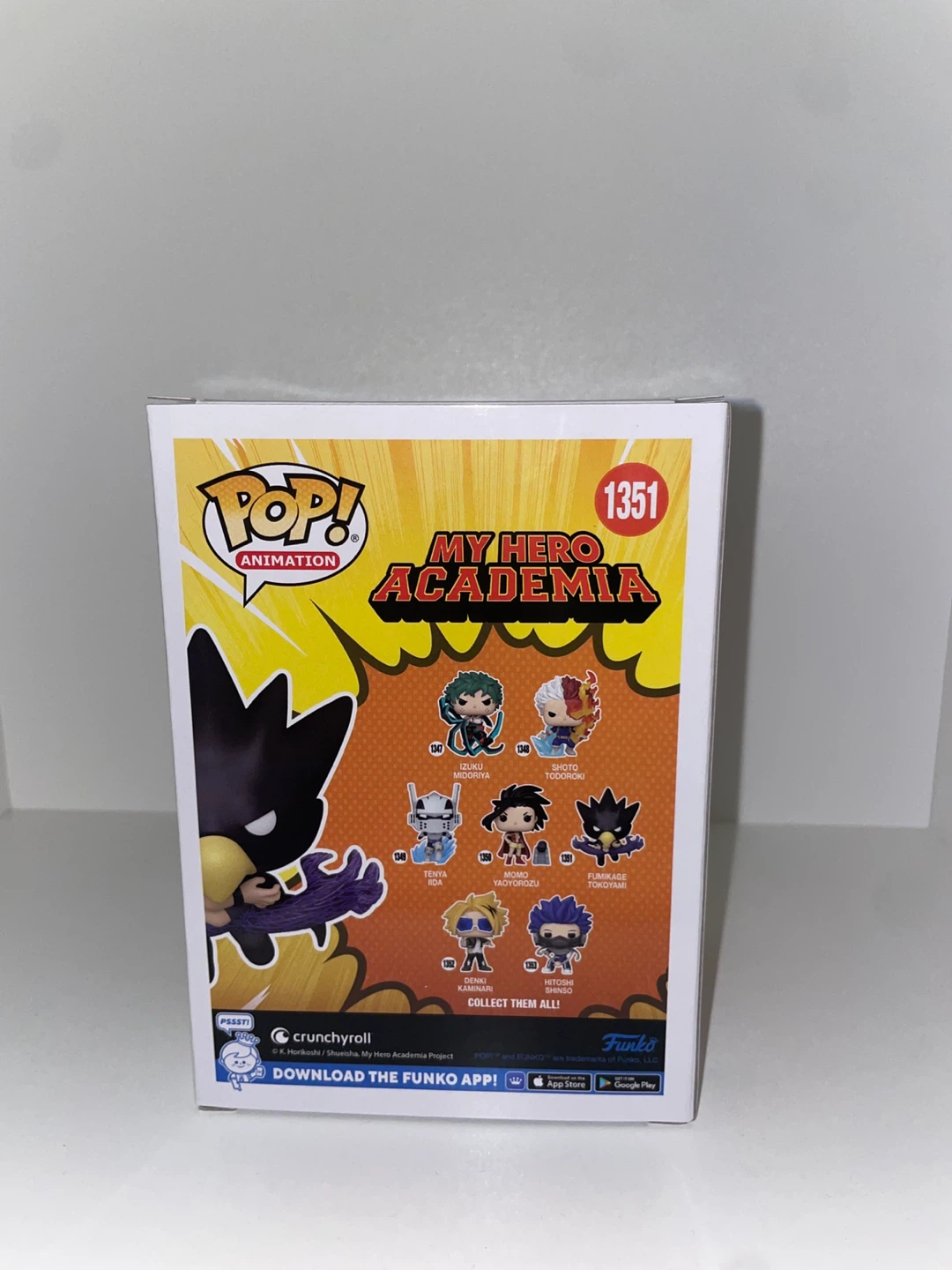 Funko Pop! My Hero Academia Fumikage Tokoyami 1351 - photo 3