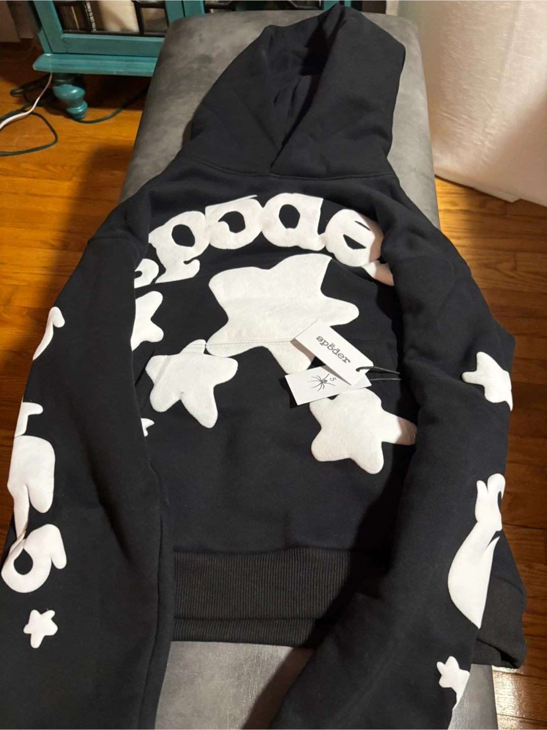 Spider black/white beluga hoodie - photo 2