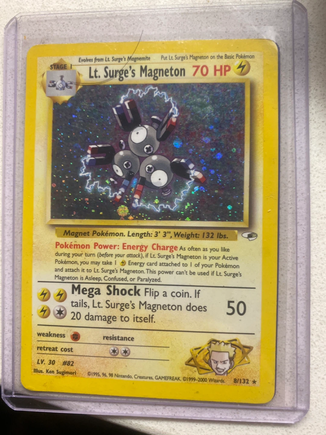 Lt. Surge's Magneton Pokemon Card