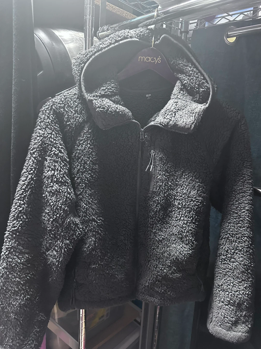 Uniqlo Fluffy Yarn Fleece Full-Zip Jacket - XS