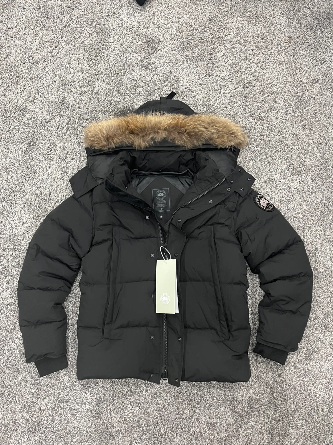 Canada Goose Black Down Jacket XS