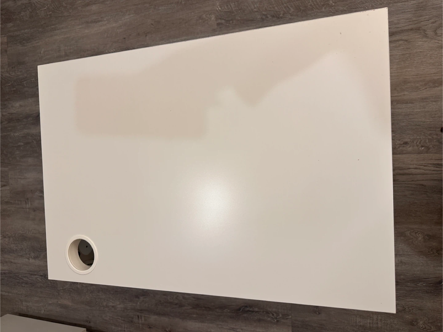 IKEA White Desk with Drawer - photo 3