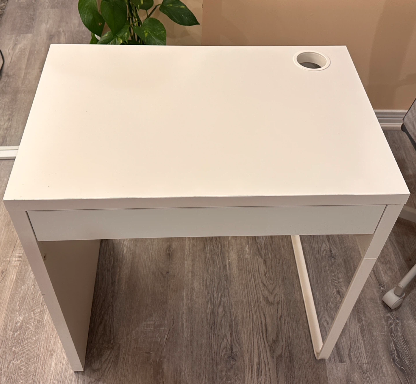 IKEA White Desk with Drawer