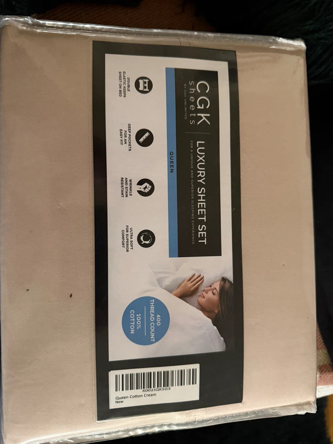 New CGK Unlimited Queen Sheet Set