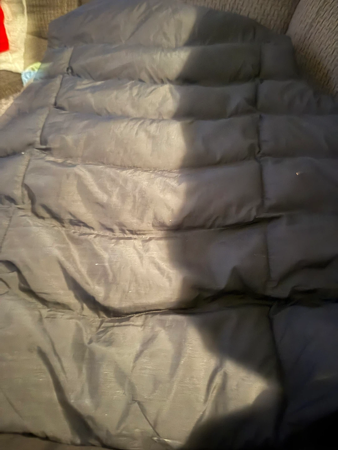 Black Puffer Vest, Size XL - photo 2