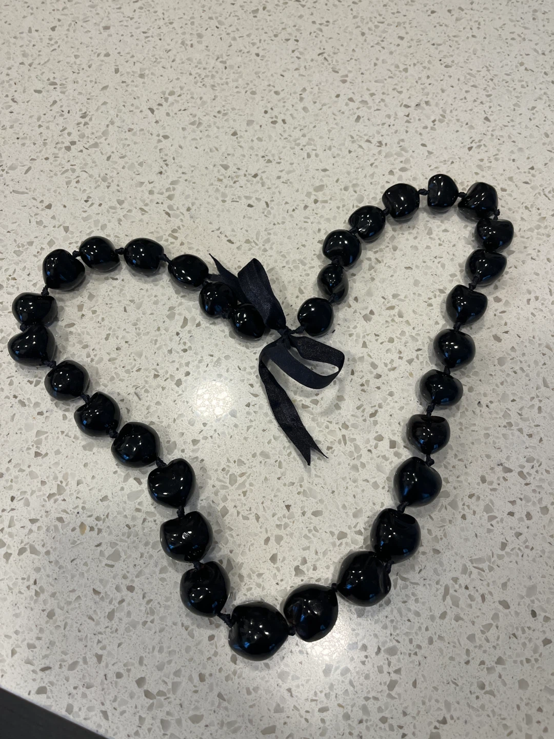 Authentic Black Kukui Nut Lei Necklace – Hawaiian Candlenut