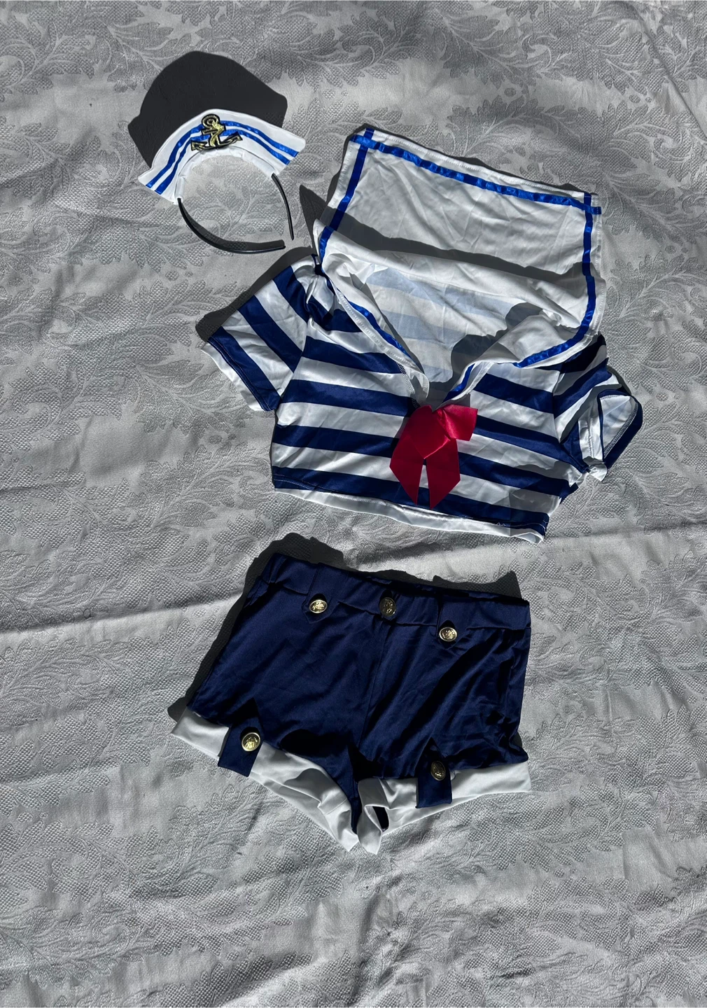 Sailor Girl Costume - Top, Shorts, and Headband