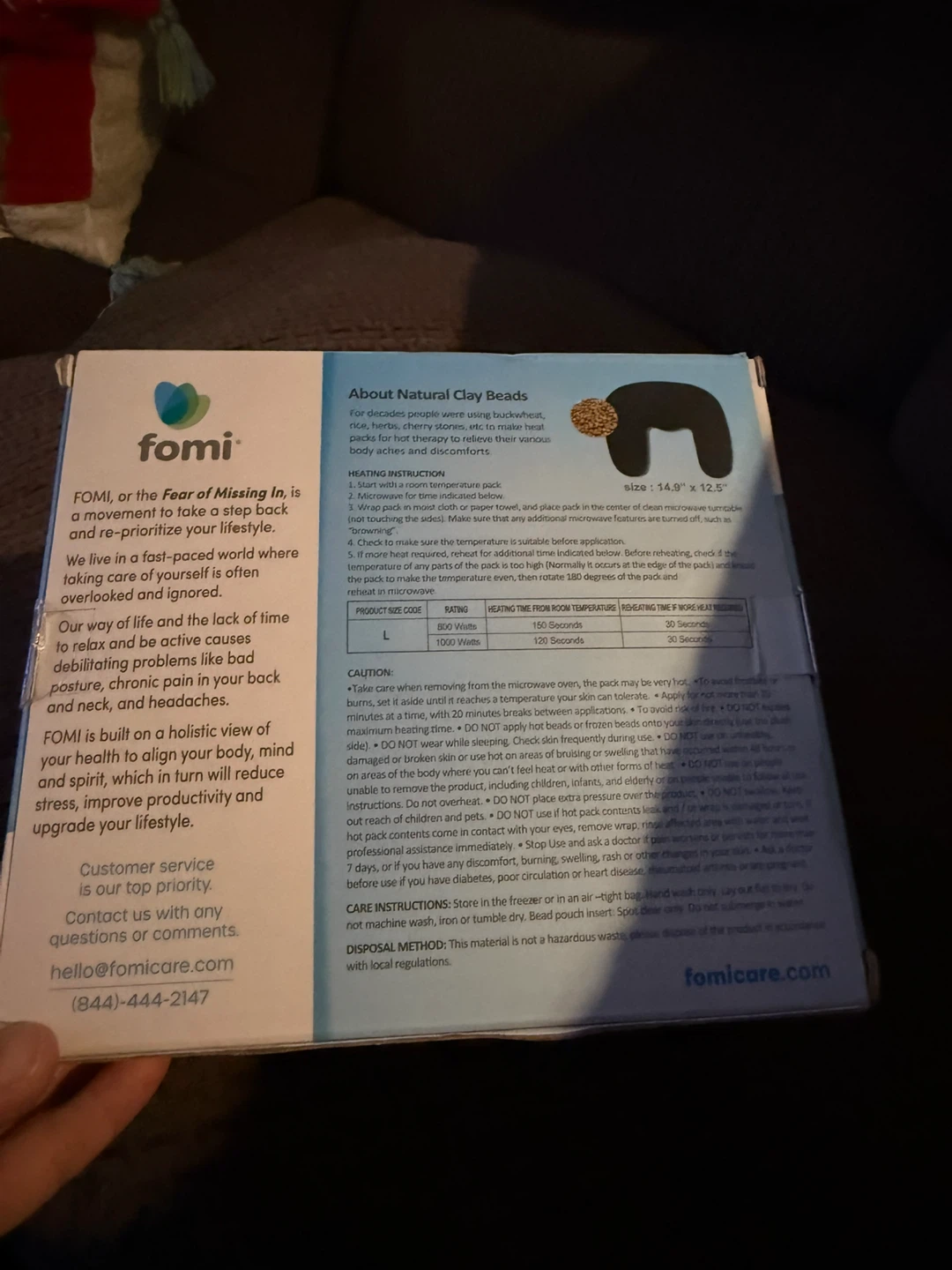 New Fomi Moist Hot Pack for Neck & Shoulder - photo 3