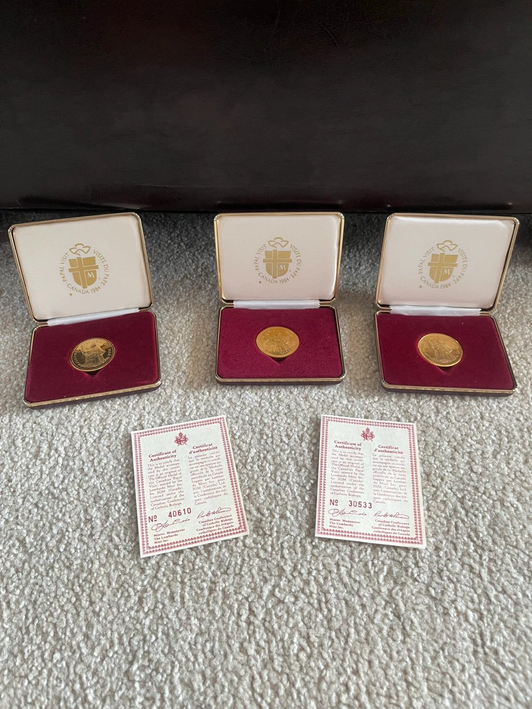 1984 Papal Visit Medallion