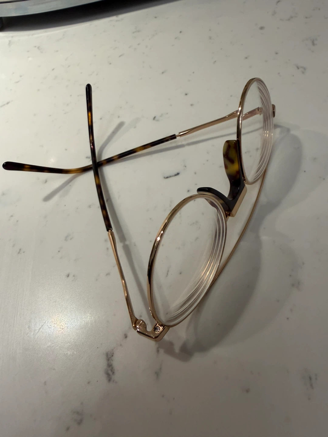 Gold Andy Wolf Handmade glasses- like new - photo 2