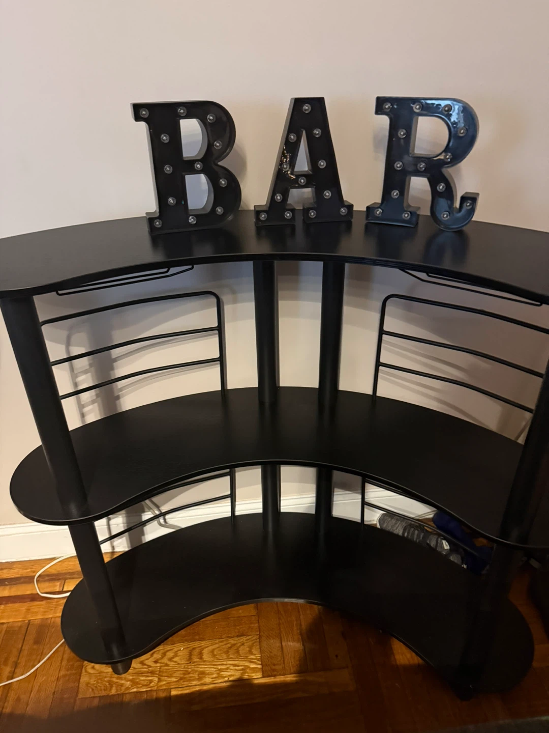 Black Bar Table