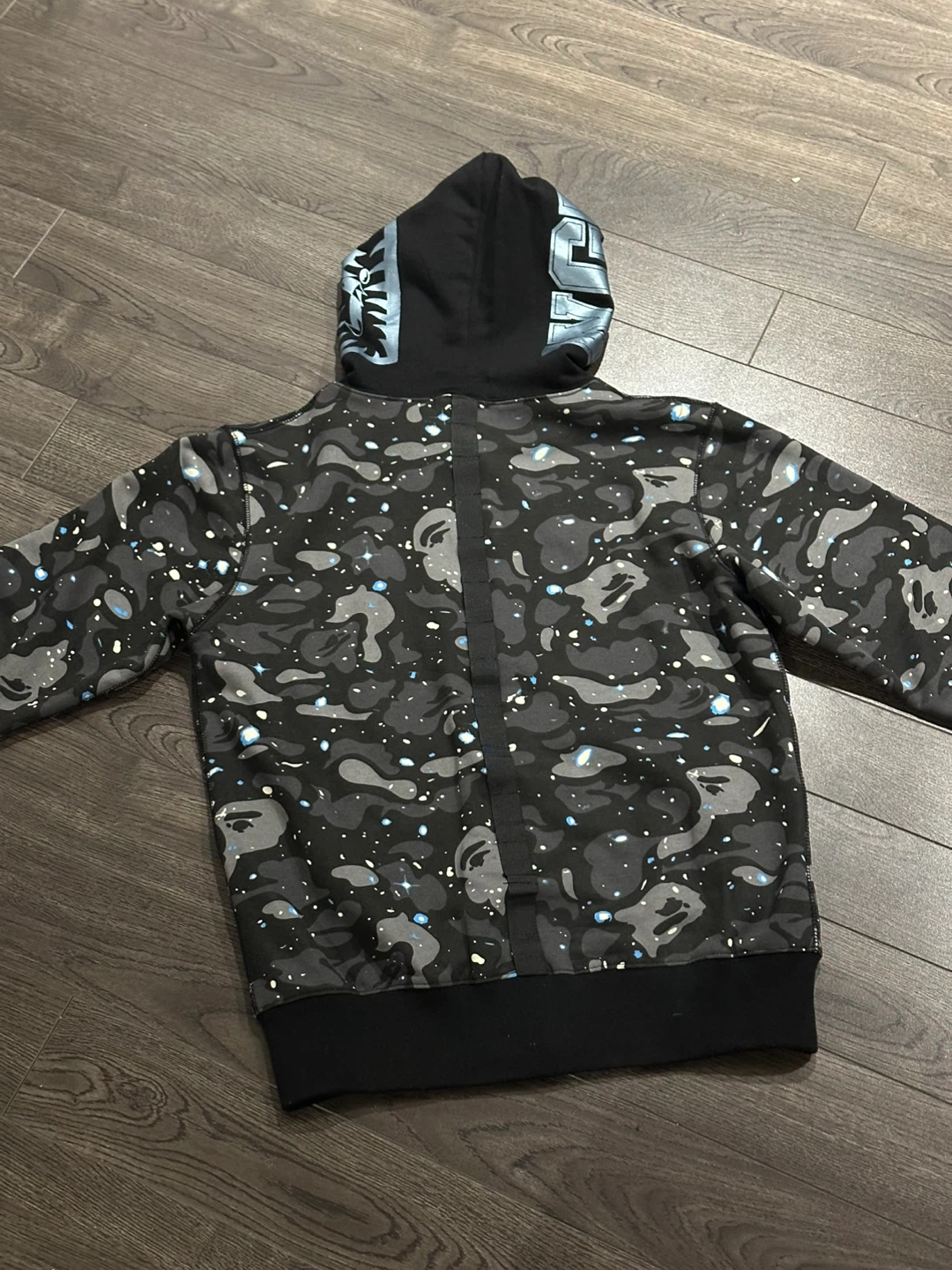 BAPE Space Camo Shark Full Zip Hoodie - photo 5