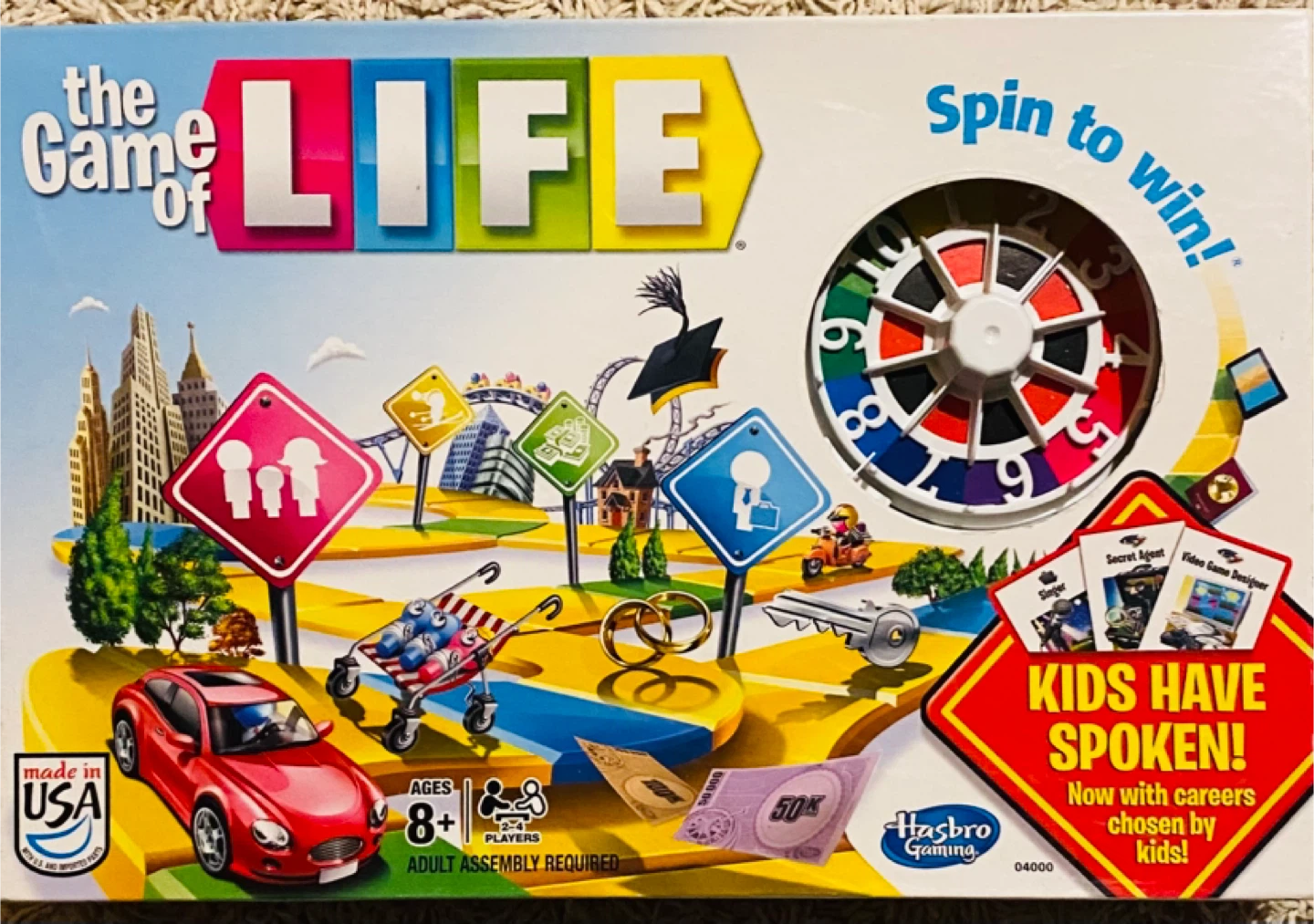 Board Games: Tribond, Say Anything, Game of Life