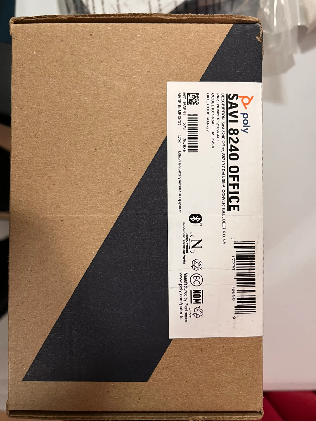 Poly Savi 8240 Office Headset - Like New! - photo 2