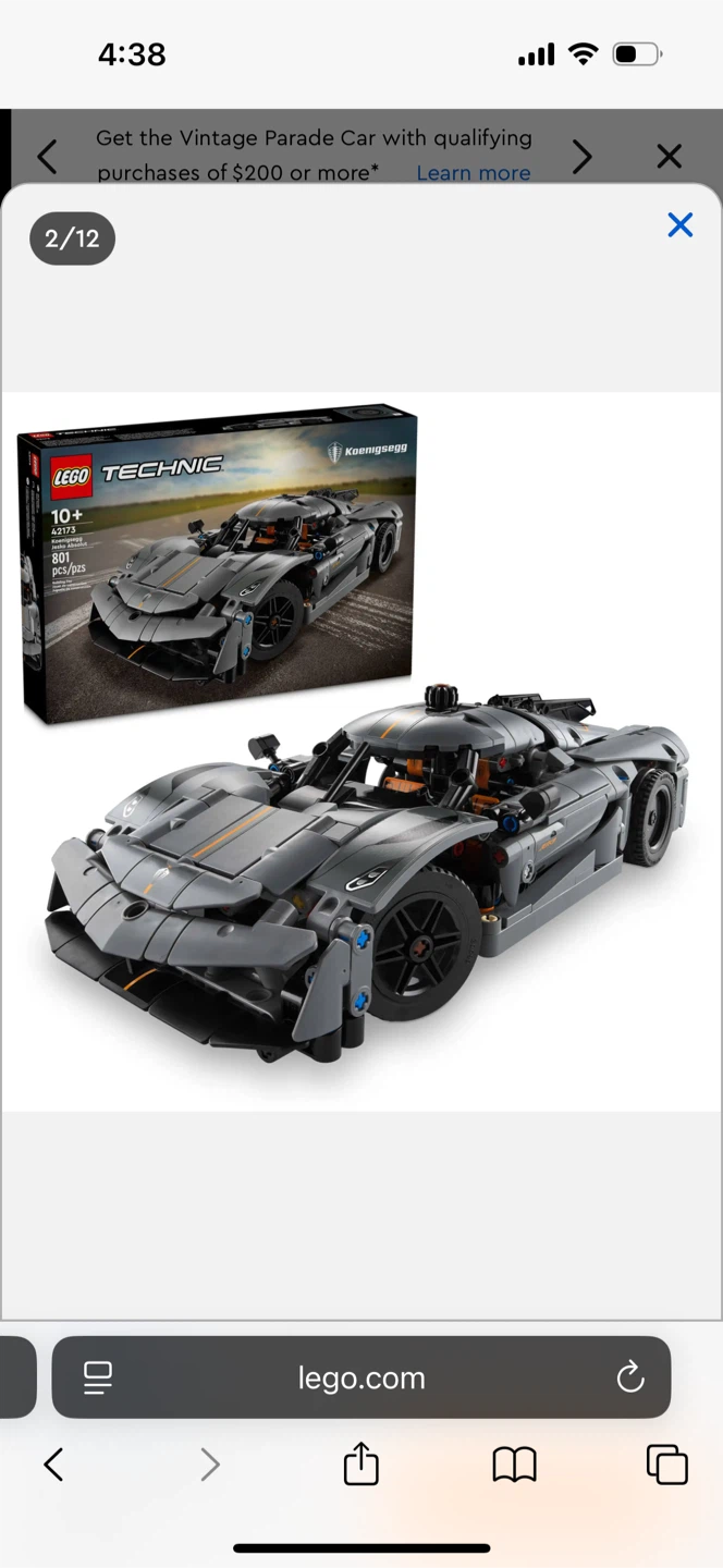 LEGO Technic Koenigsegg Jesko 42173
