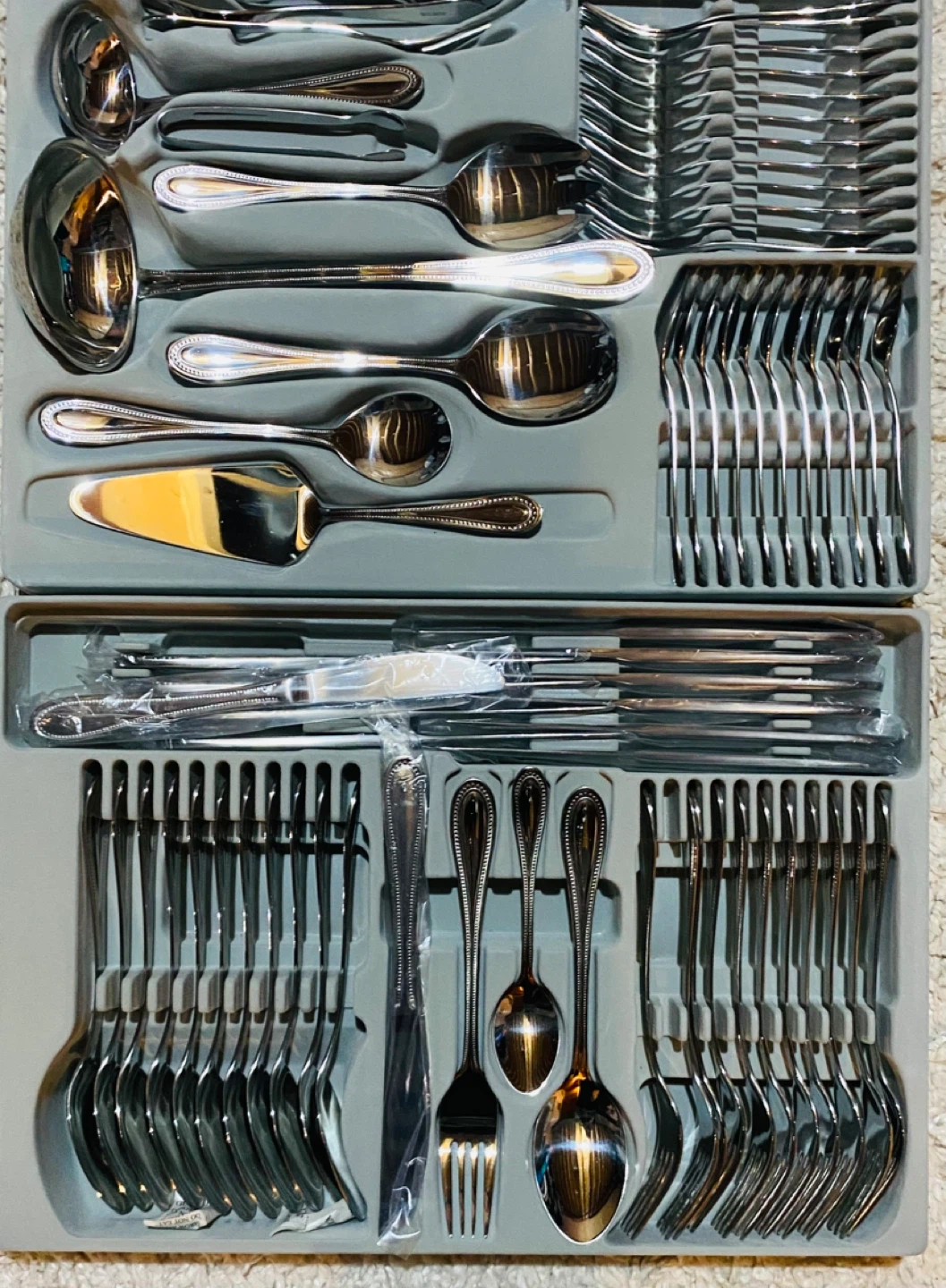Cutlery Set with Case 18/10 Beads - photo 3