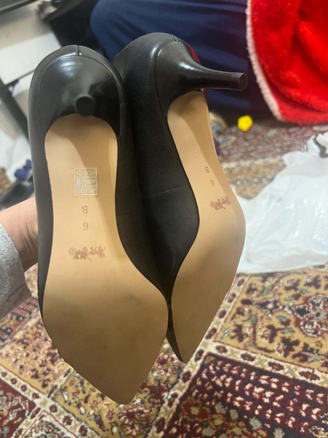 Coach Black Heels Size 6B - photo 3