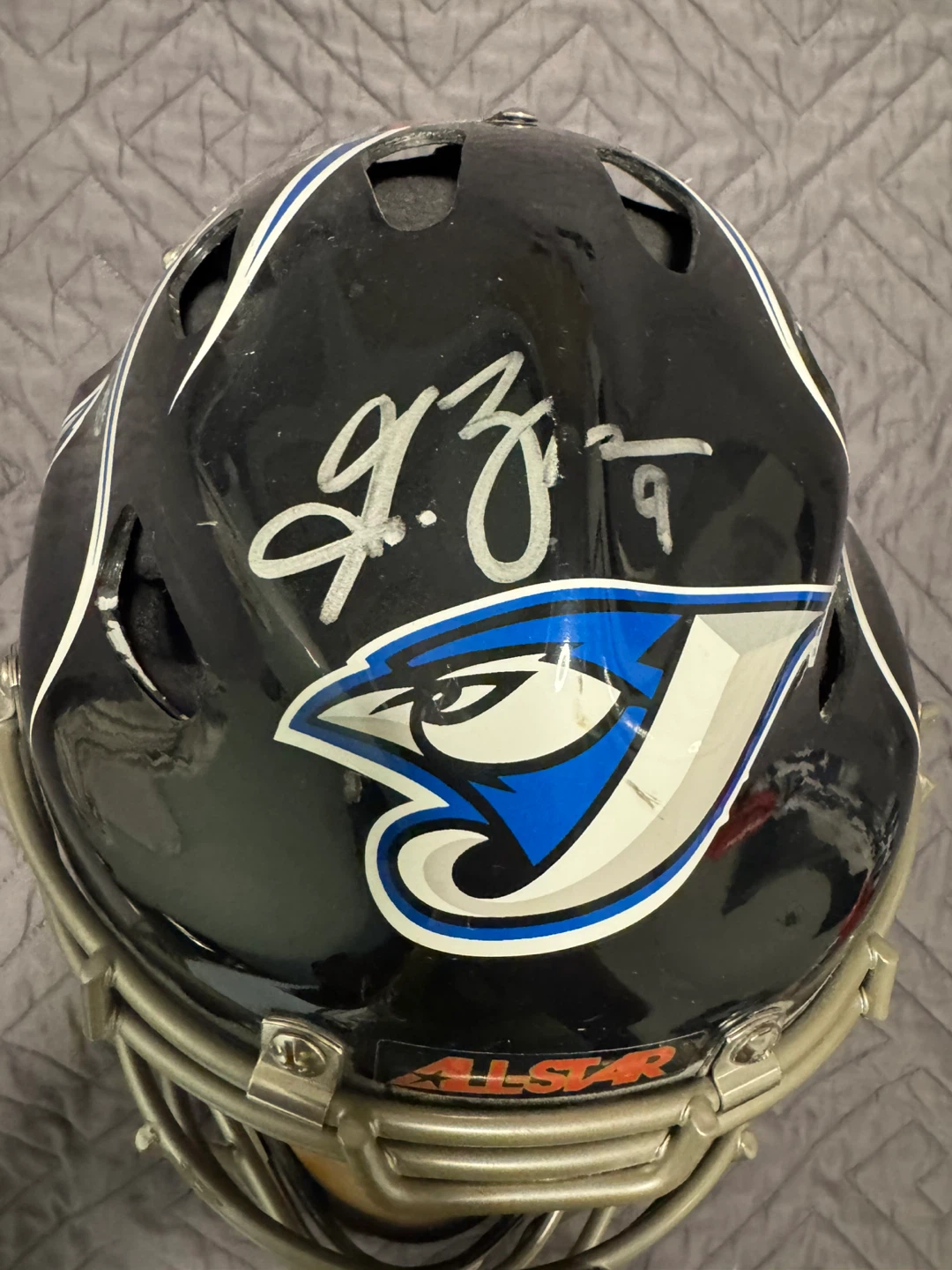 All-Star Toronto Blue Jays Catcher's Mask Autographed Gregg Zaun - photo 2