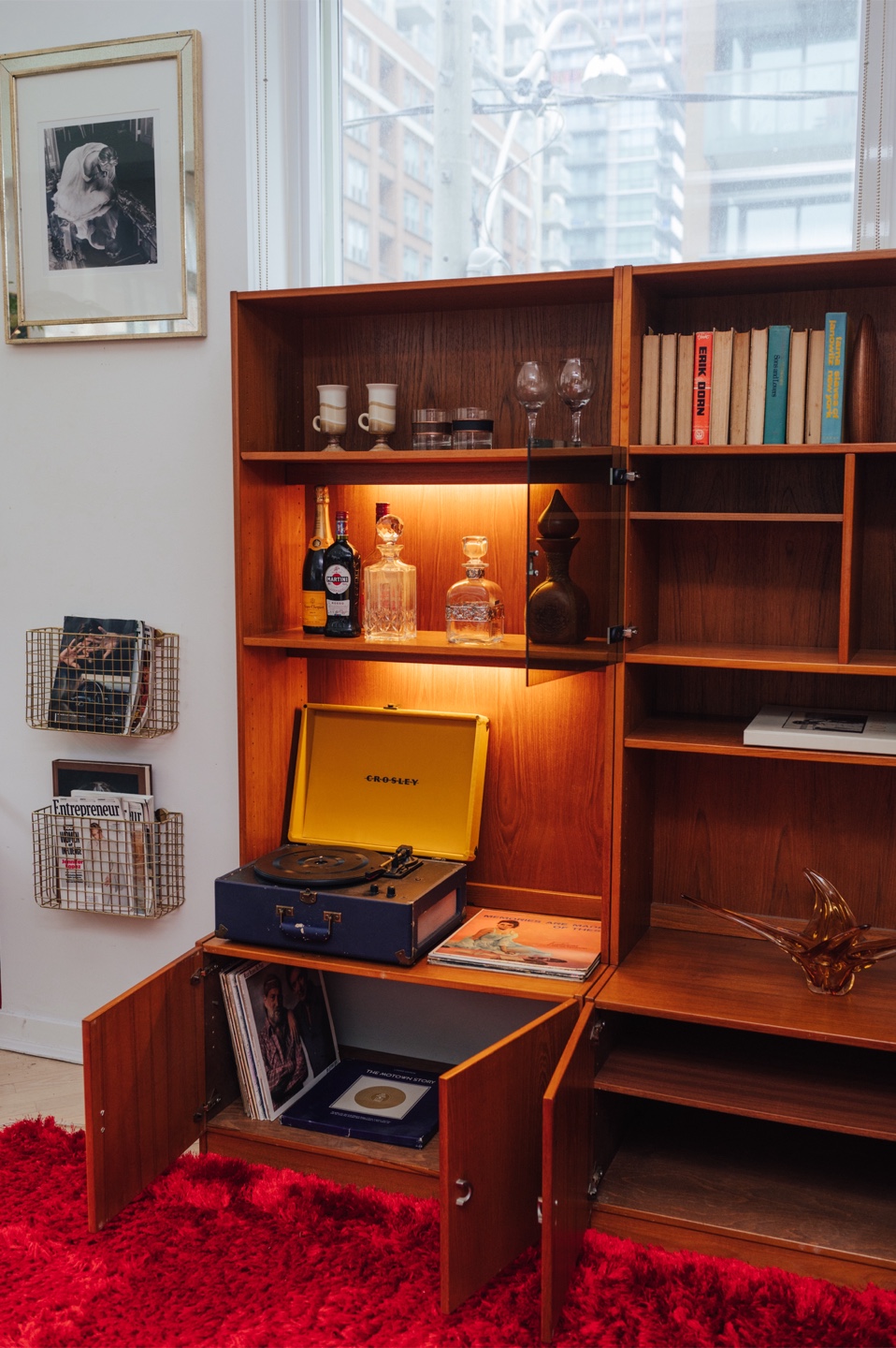 MCM Danish Teak Wall Units by DENKA 🤎 - photo 3