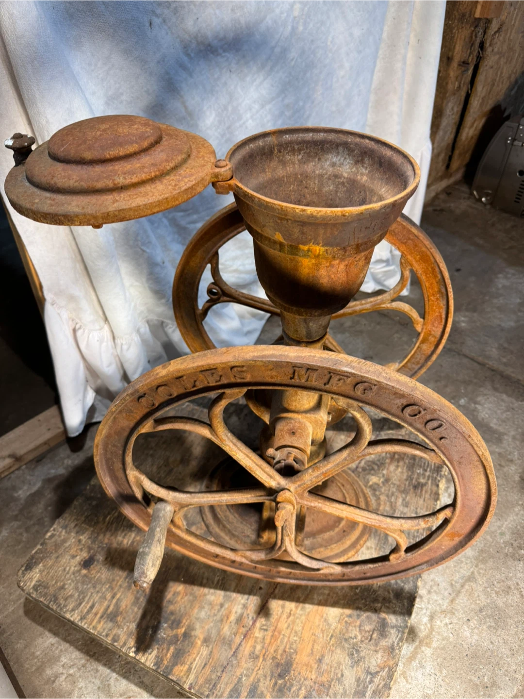 Antique Coles MFG Co. Coffee Grinder - photo 5