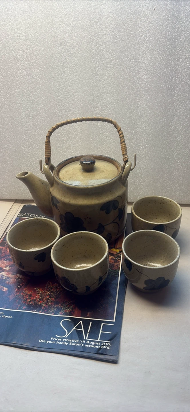 Ceramic Tea Set - Teapot & 4 Cups - photo 4