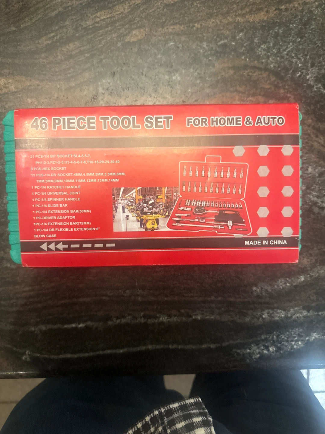 46 Piece Tool Set - For Home & Auto - photo 2